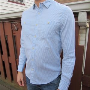 Pinstripe Mason Workwear Shirt